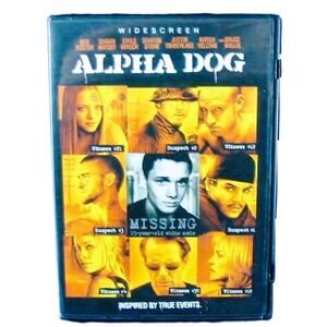 ALPHA DOG (DVD, 2007, Widescreen) Justin Timberlake Drugs and Murder